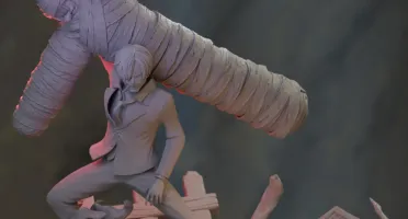 Sanji and Zoro One Piece 3D STL