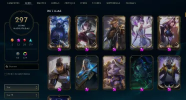 Conta Mestre 297 Skins Mono Adc