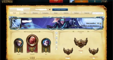 Conta LOL Borda DIAMANTE TODOS Campeões e RUNAS