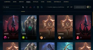 CONTA LVL 161/ TODOS OS CHAMPS / VÁRIAS SKINS