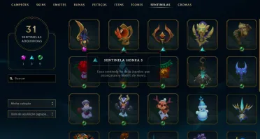 CONTA LVL 161/ TODOS OS CHAMPS / VÁRIAS SKINS