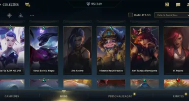 Conta wild rift platina lll + 25 skins