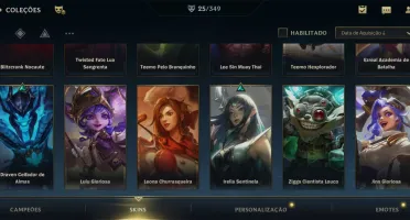 Conta wild rift platina lll + 25 skins