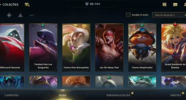Conta wild rift platina lll + 25 skins