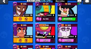 Conta de Brawl Stars com 10k