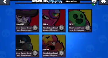 Conta de Brawl Stars com 10k