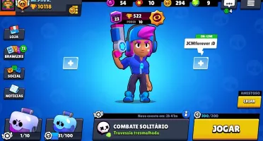 Conta de Brawl Stars com 10k