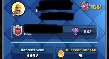 Vendendo conta clash royale