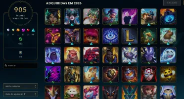 Conta LoL BR | 600 skins + Ahri Imortalizada