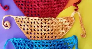 Bandana Pet em Crochê