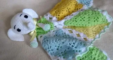 Naninha ou Manta do Apego em Crochê