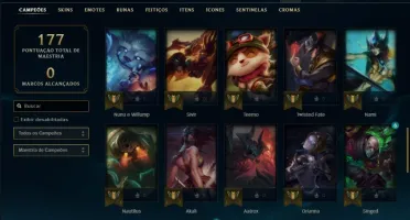 Conta ouro 1 na md10 ainda com 35 skins e 53 champs