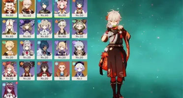 Kazuha, qiqi , Klee + contos de dodoco melhor arma f2p