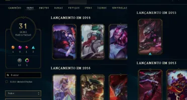 Platina II ~ 78 Champs ~ 31 skins ~ 99 ícones