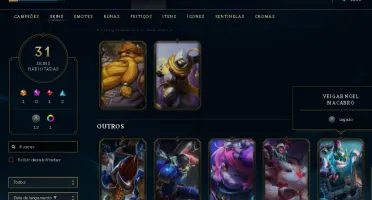 Platina II ~ 78 Champs ~ 31 skins ~ 99 ícones