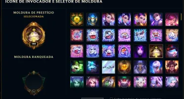 Conta LOL GOLD, 250skins, Full Ultimate, Muitos icones, GOLD