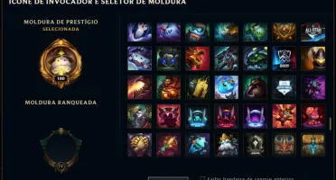 Conta LOL GOLD, 250skins, Full Ultimate, Muitos icones, GOLD