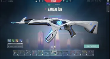 CONTA VALORANT PLATINA COM SKINS CARAS!!