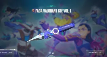 CONTA VALORANT PLATINA COM SKINS CARAS!!