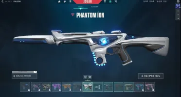 CONTA VALORANT PLATINA COM SKINS CARAS!!