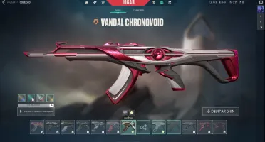 CONTA VALORANT PLATINA COM SKINS CARAS!!