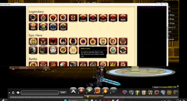 aqw, conta com 102 classes e 116 bagder
