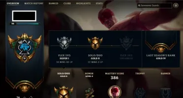 Conta League Of Legends Gold 2 Borda Gold