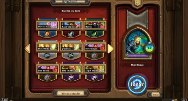 Vendo conta Hearthstone (146 lendárias+37 heróis adicionais)