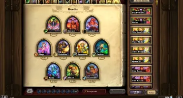 Vendo conta Hearthstone (146 lendárias+37 heróis adicionais)