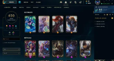 CONTA MESTRE COM 420 SKINSsss