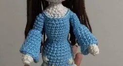Yemanja em crochê Amigurumi