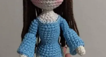 Yemanja em crochê Amigurumi