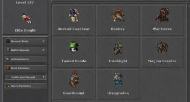 Elite Knight Lvl 357 N-PvP Celebra