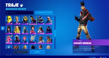 conta fortnite com MAIS DE 100 SKINS e salve o mundo antigo