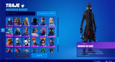 conta fortnite com MAIS DE 100 SKINS e salve o mundo antigo