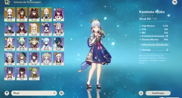 Genshin impact ar 31 Dehya+Ayaka+Hutao+Jean+Espada celestial