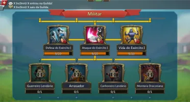 Conta Lords mobile pré t4