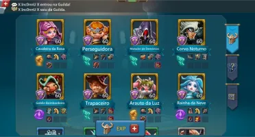 Conta Lords mobile pré t4