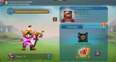 Conta Lords mobile pré t4