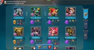 Conta Lords mobile pré t4