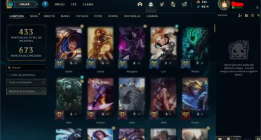 CONTA PRATA 4 SOLO/DUO, FLEX UNRANKED, LVL 342, 139 SKINS