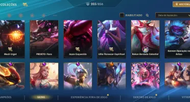 Conta Com 5K Gastos +200 Skins Com Vários Top Rank