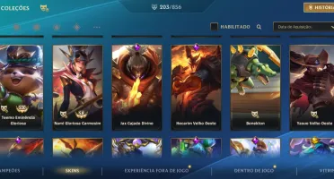 Conta Com 5K Gastos +200 Skins Com Vários Top Rank