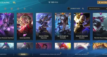 Conta Com 5K Gastos +200 Skins Com Vários Top Rank