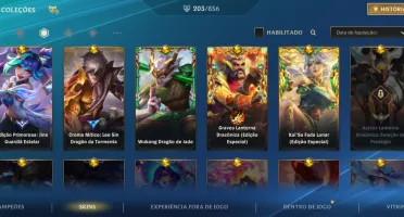 Conta Com 5K Gastos +200 Skins Com Vários Top Rank
