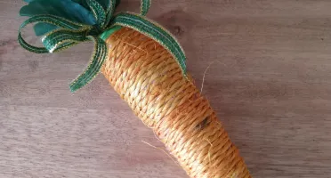 Cenoura Decorativa de Sisal - P ou G