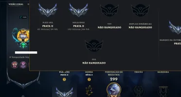 Prata 2 com 120 Champs e 42 Skins ( ADC / SUP / MID )