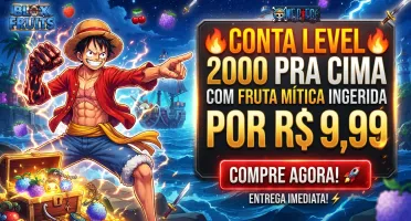 Conta level 2000 ou mais garantido com fruta mítica ingerida