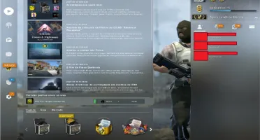 CONTA CSGO PRIME LEGIT (SEM BAN) E MEDALHAS DE SERVIÇO