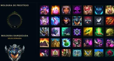 CONTA PRATA 1 COM SKINS LEGAIS